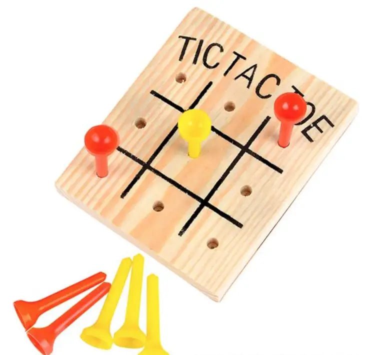 WOODEN TIC-TAC-TOE GAME - Tadpole