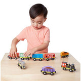 Wooden Train Cars - Tadpole