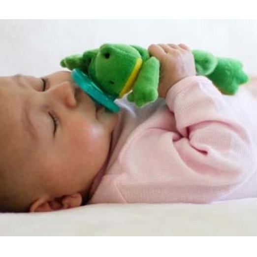 Wubbanub Pacifier Green Frog - Tadpole