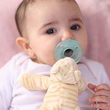 Wubbanub Pacifier Tabby Kitten - Tadpole