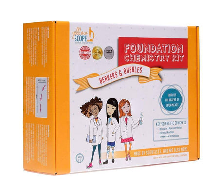 Yellow Scope Foundation Chemistry Kit: Beakers & Bubbles - Tadpole