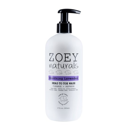 Zoey Naturals Head to Toe Wash 17oz - Tadpole